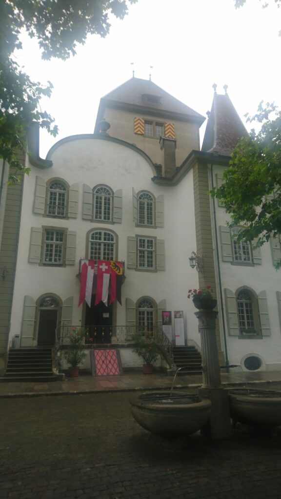 Schloss Jegenstorf im Regengrau - 01.08.2021