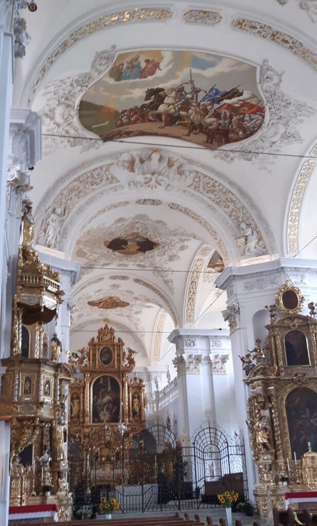 barocker Bogen in der Klosterkirche Disentis - 22.08.2021