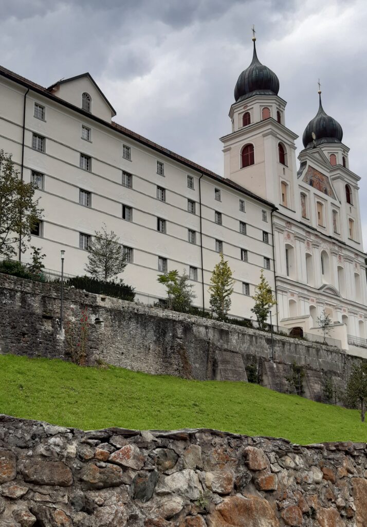 eindrückliches Bauwerk Kloster Disentis - 22.08.2021