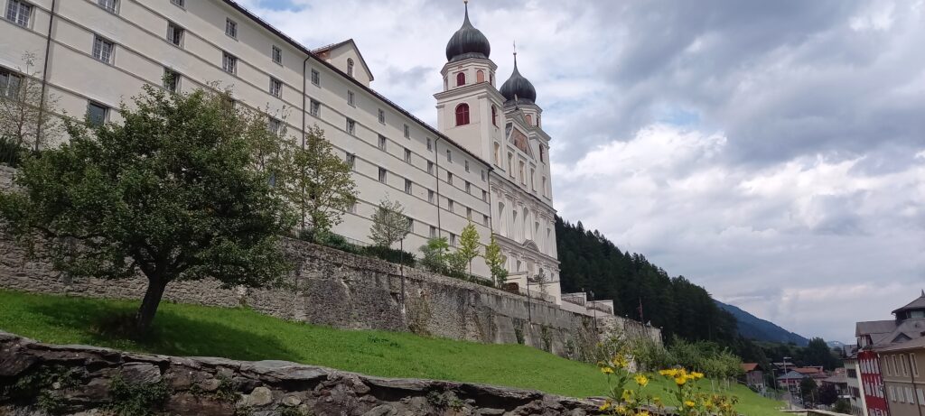 kurzer Aufstieg zum Kloster Disentis - 22.08.2021
