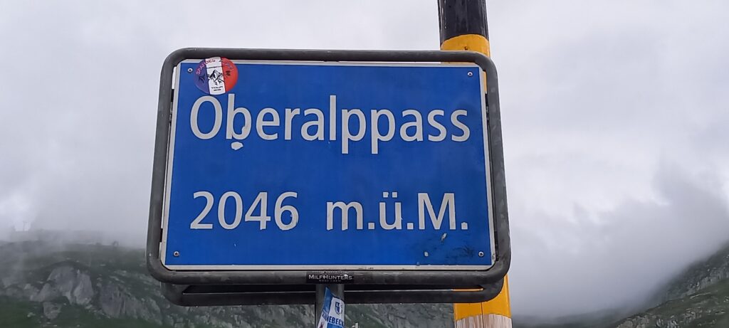Ankunft auf dem Oberalppass - 22.08.2021