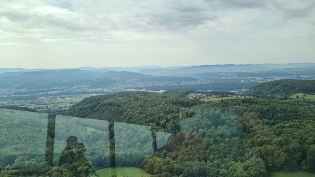 Ausblick 1 vom Fernsehturm Richtung Basel - 25.09.2021