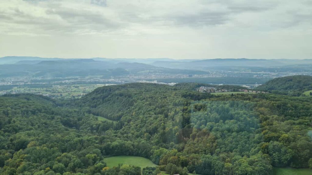 Ausblick 2 vom Fernsehturm Richtung Basel - 25.09.2021