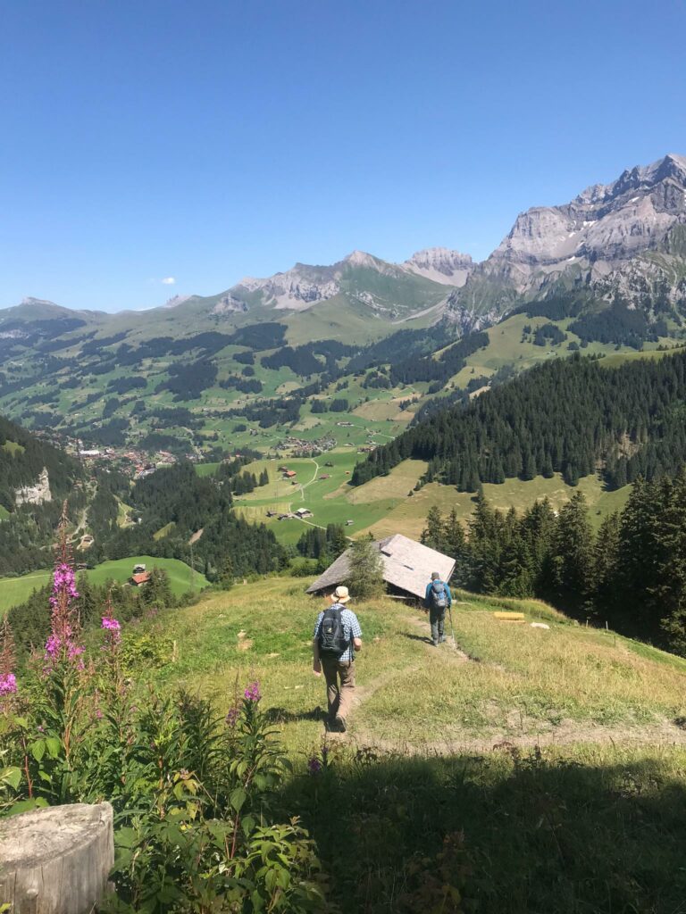 gemächlicher Abstieg - Adelboden 2021