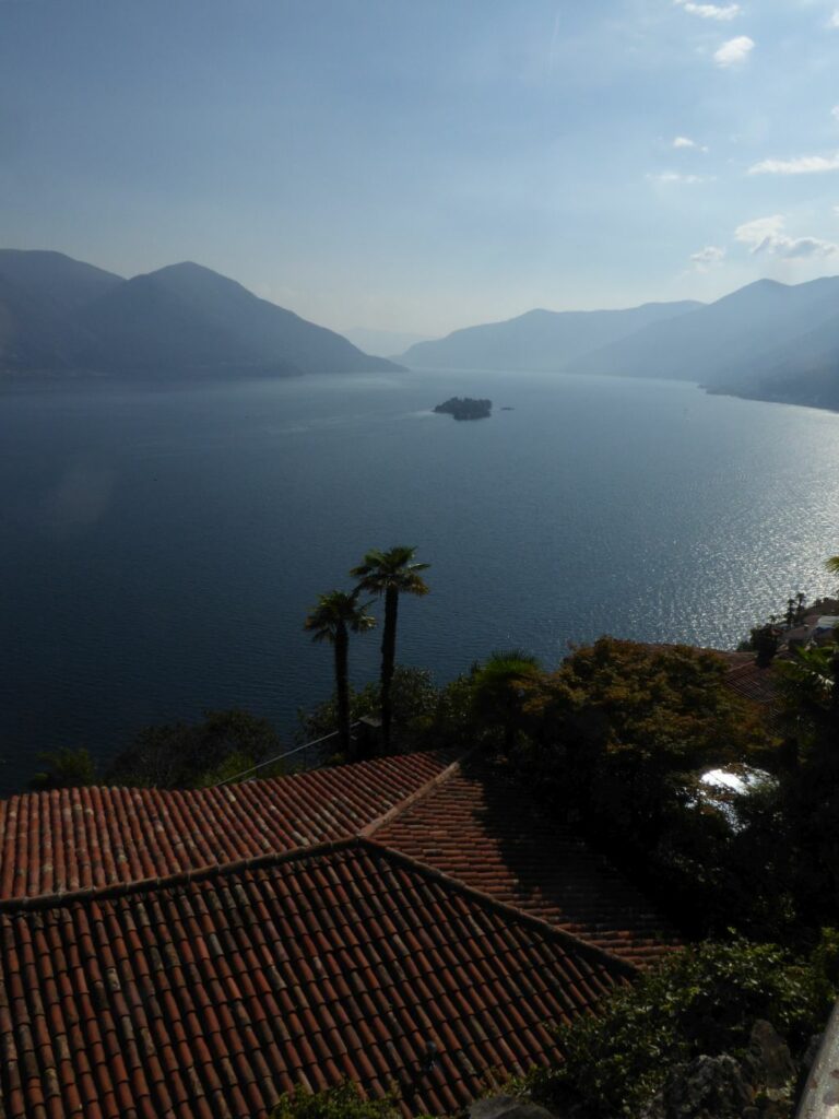 Lago Maggiore mit den Brissago-Inseln in der Ferne - 12.09.2021