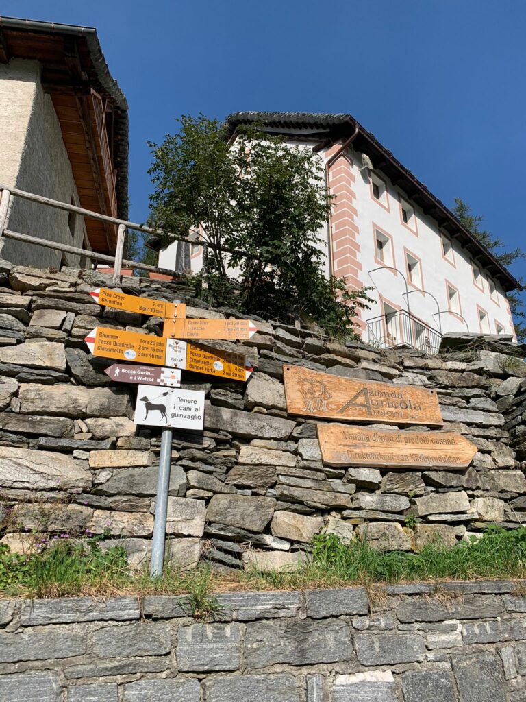 "Tafelwirrwarr" in Bosco Gurin 13.09.2021