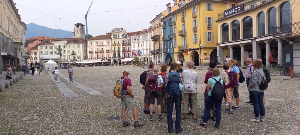 auf der Piazza Grande in Locarno 14.09.2021