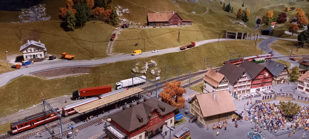 Bahnhof Appenzell und Landsgemeindeplatz - 06.11.2021