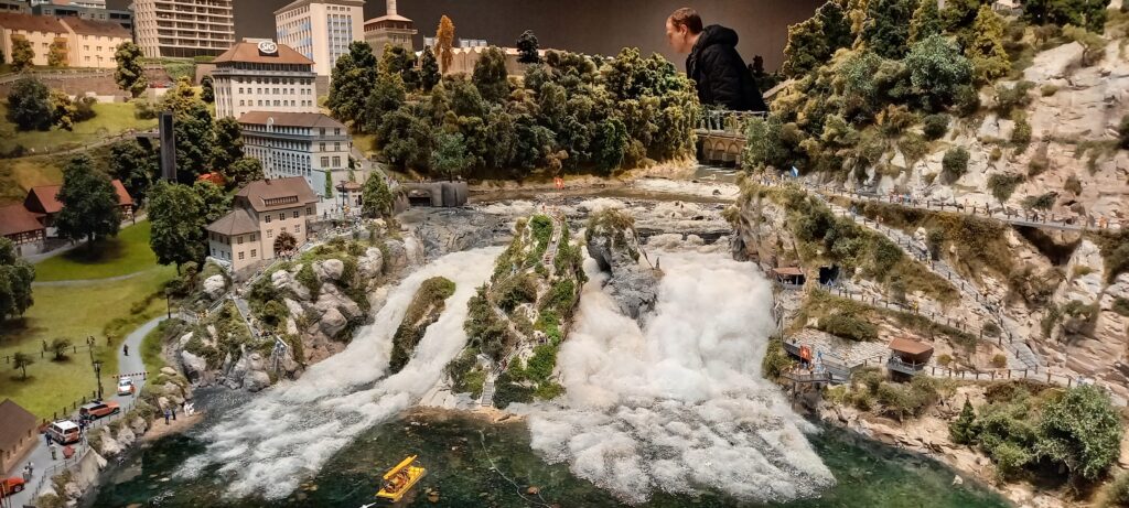 Der modellierte Rheinfall 06.11.2021