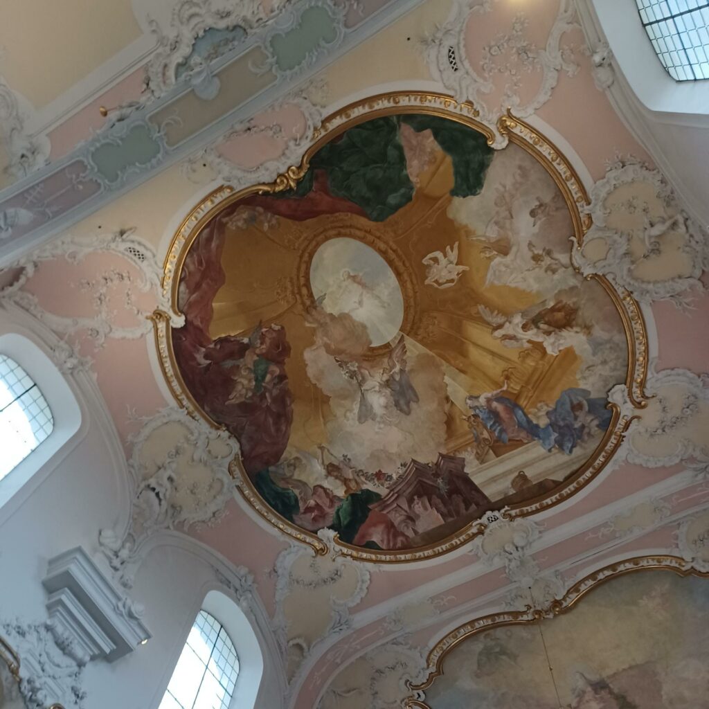 Bemaltes Deckengewölbe 2 Dom zu Arlesheim 30.10.2021