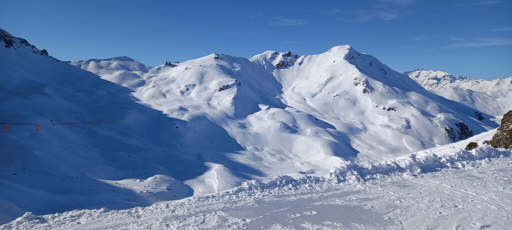 Blick vom Hörnli Richtung Urdenfürggli - 04.02.2022