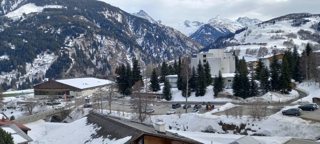 Disentis/Mustér, Nähe Sportzentrum Fontauna - 20.02.2022