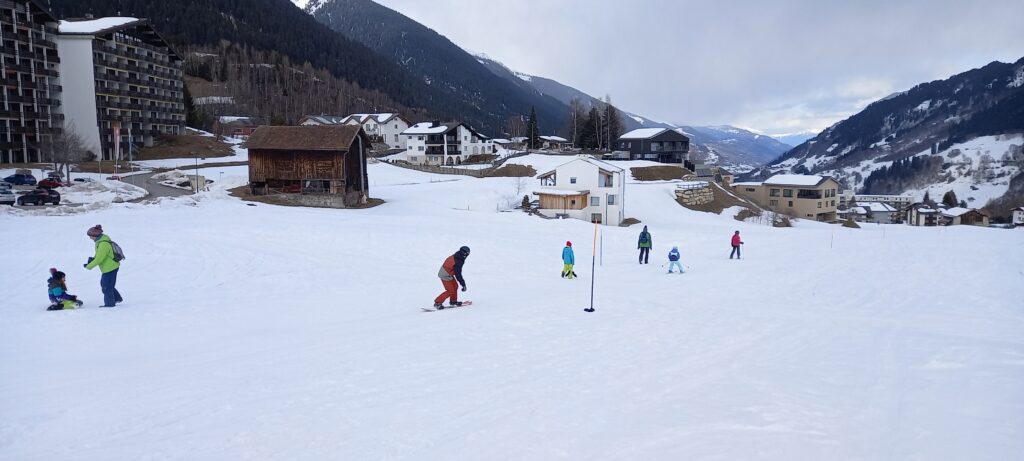 Talabfahrt von Caischavedra nach Disentis - 25.02.2022