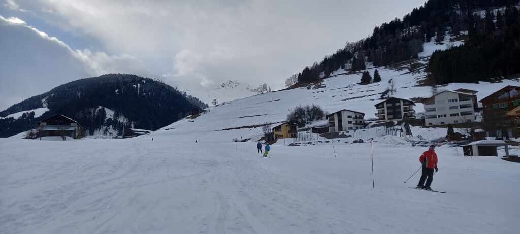 letzte Schwünge im Abendlicht - 25.02.2022