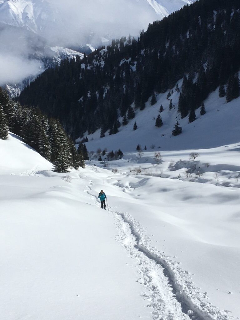 unterwegs mit den Schneeschuhen nach Caischavedra (1863 m) - 22.02.2022