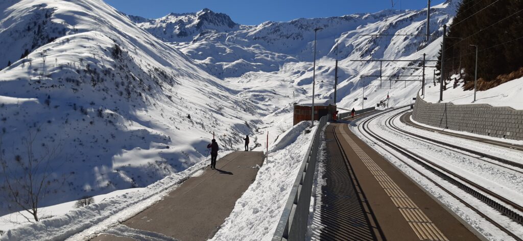 am Oberalppass - 23.02.2022