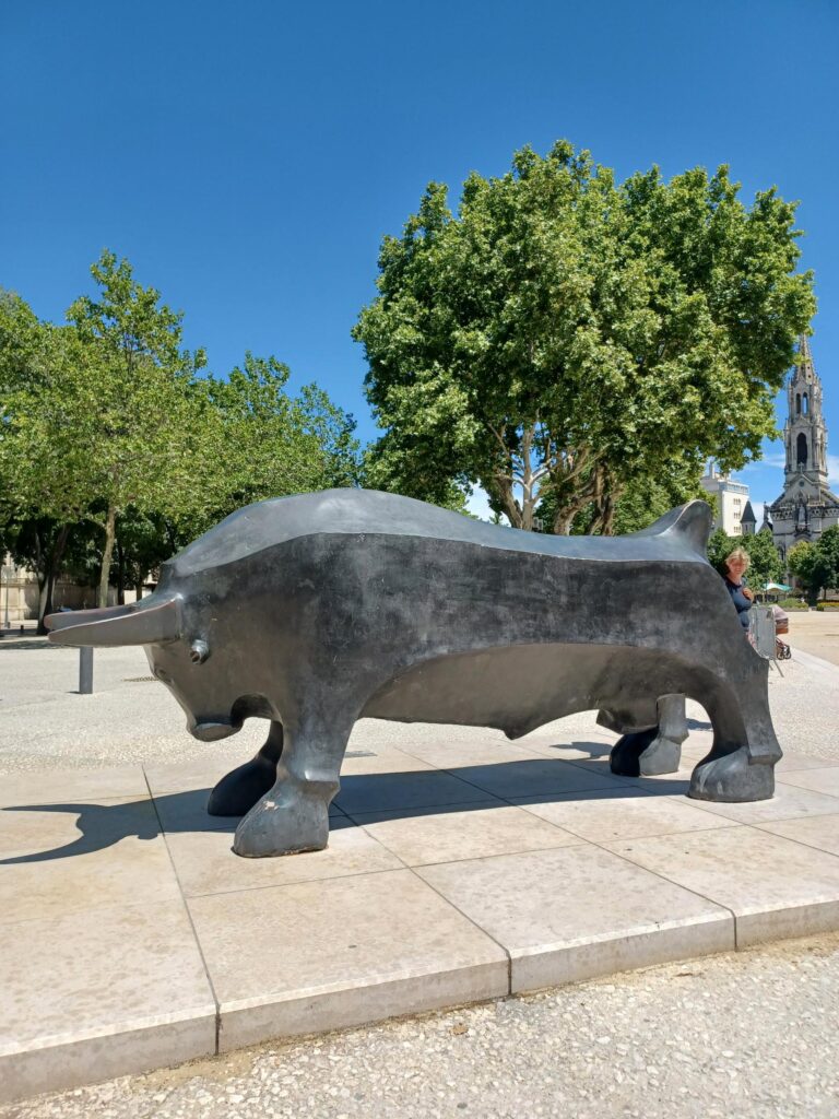 Le taureau - ein Symbolbild in Südfrankreich - 24.06.2022