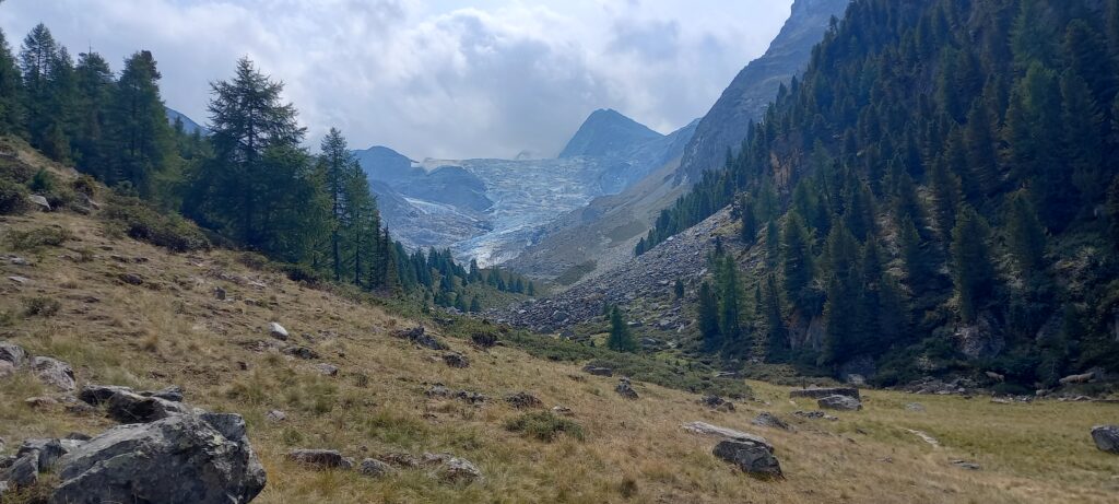 Wetterverschlechterung oberhalb des Riedgletschers - 16.8.2022