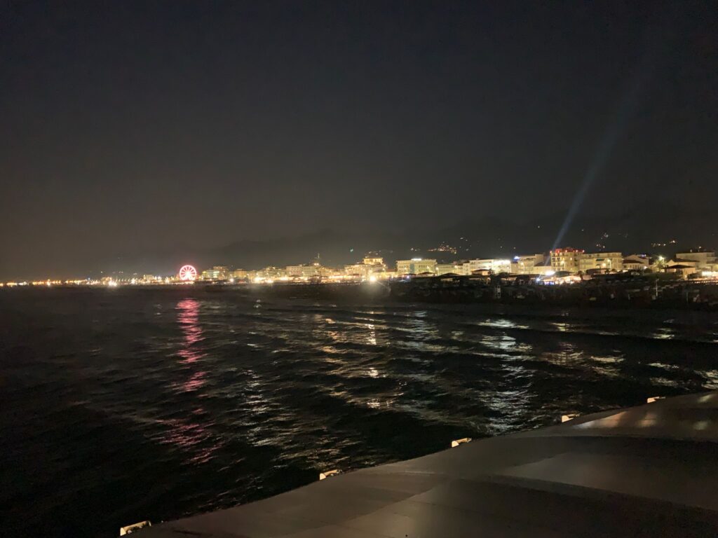 Gute Nacht Lido di Camaiore. Es hat uns allen sehr gut gefallen. Vielleicht auf ein Wiedersehen....... - 17.09.23
