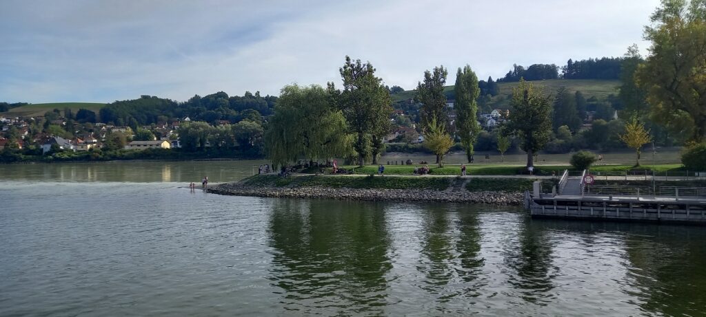 Dreiflüsseeck, wo DONAU, INN und ILZ zusammenfliessen - 17.09.2023