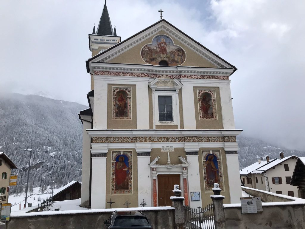 Kirche SON MARTEGN in Savognin - 06.03.2024