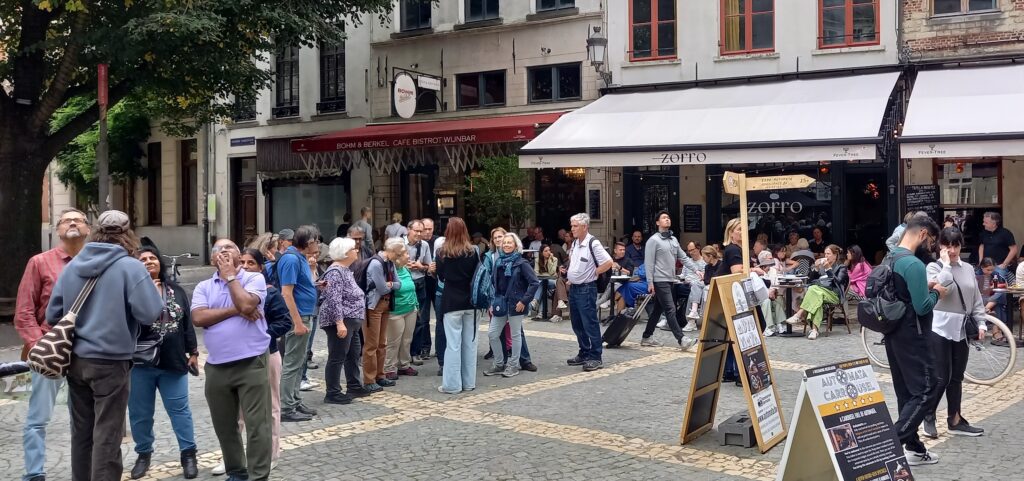 unterwegs in Antwerpen mit Claudia, unserer Stadtführerin - 22.09.2024