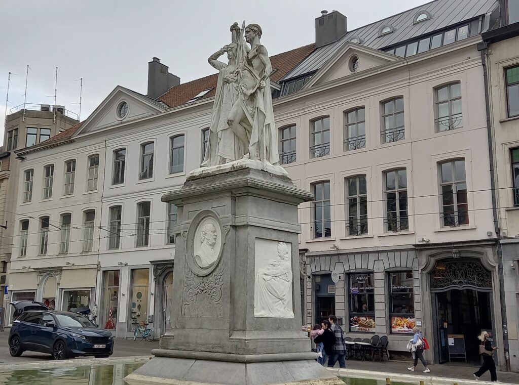 Gent: Monument zu Ehren des belgischen Schriftstellers Jan Frans Willems (11.03.1793 - 24.06.1846) - 24.09.2024