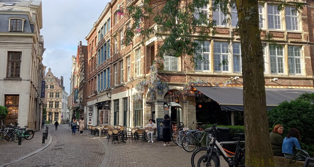 Auch Gent ist eine vorbildliche Radfahrerstadt. - 24.09.2024