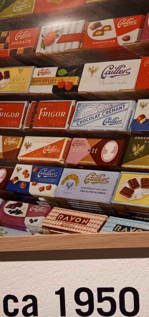 ..... von der nahegelegenen Chocolaterie Cailler in Broc - 04.05.2025