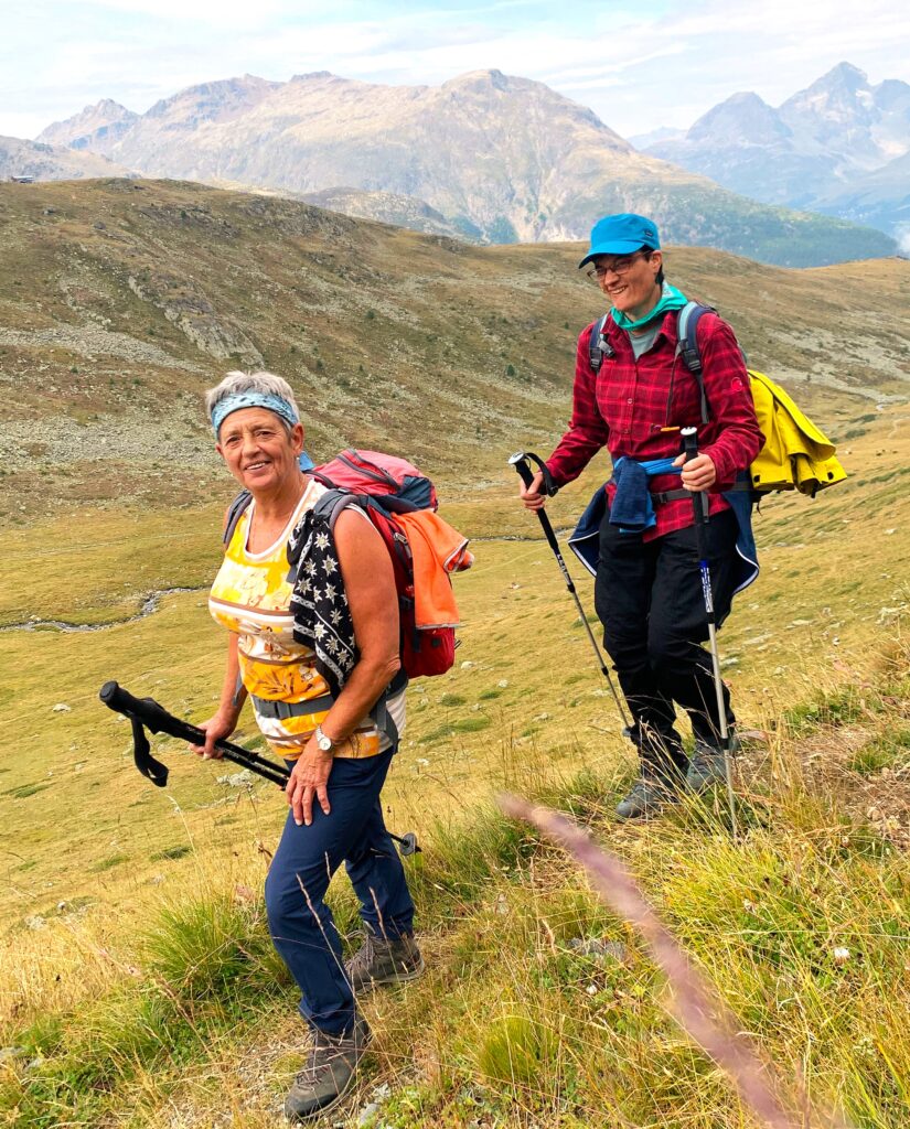 Frisch, fröhlich am Wandern von der Bergstation Languard zur Chamanna PARADIS - 27.08.2025, Monica