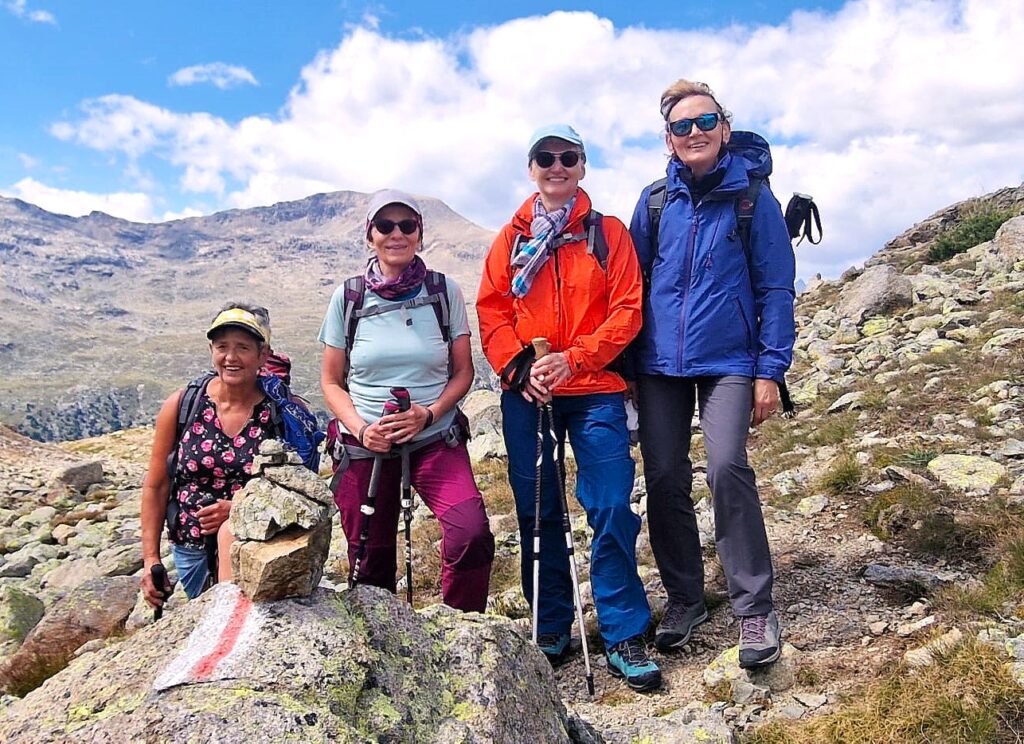 Frauenpower auf ca. 2'500 m beim Wandern zum Lej Pers - 24.08.2025, Andrea