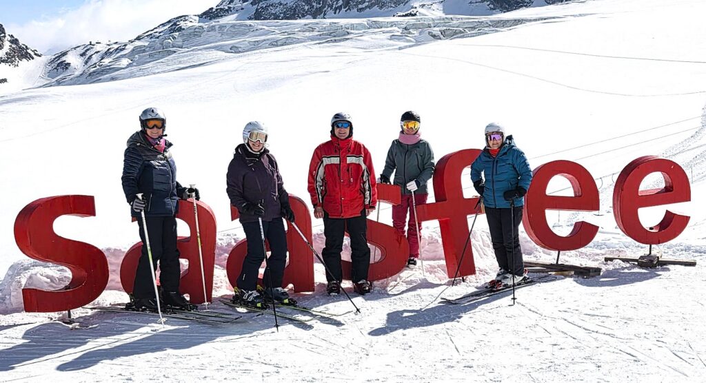 endlich im Skigebiet Saas-Fee - 09.03.2026