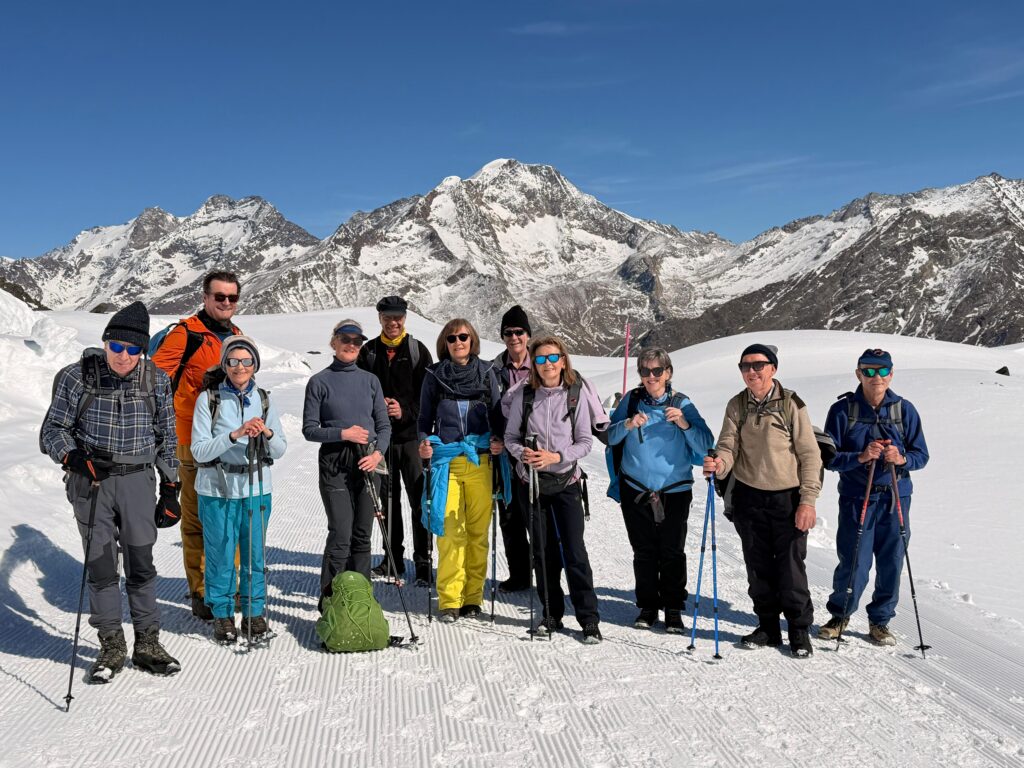 Am Ende der wunderschönen März-Wandertage im Saastal nehmen wir Abschied von der herrlichen Bergwelt. Goodbye Winterglück! - 13.03.2026