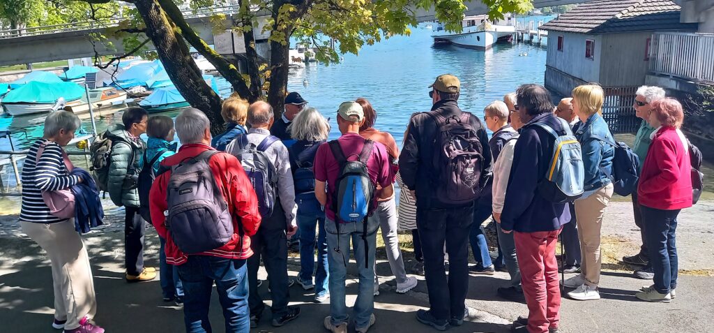 Beginn der spannenden sowie abwechslungsreichen Betriebsbesichtigung bei SHIPTEC in Luzern mit unserem versierten Gruppenführer, Peter Sigrist - 25.04.2026