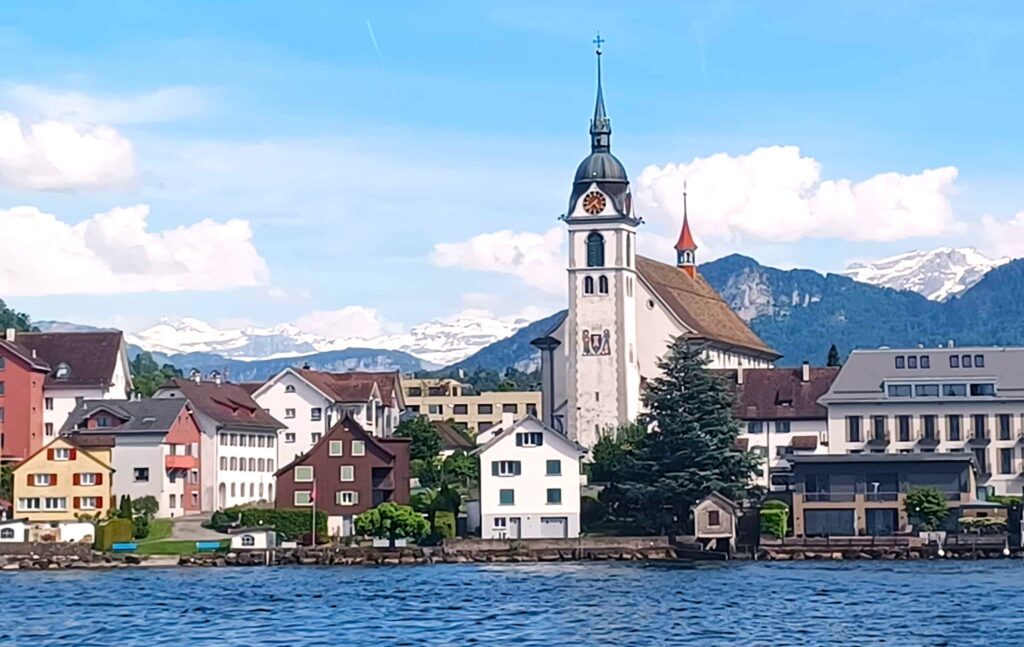 Letzter Blick zurück nach Arth am See - 21.05.2026